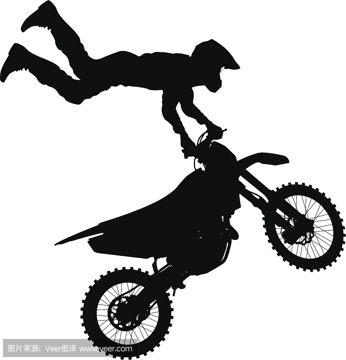 摩托车越野赛摩托车越野赛车手。