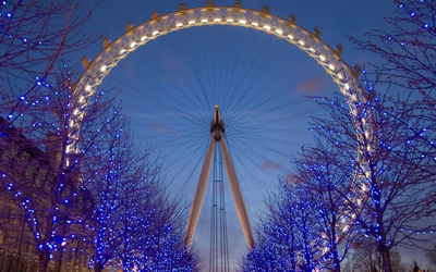 唯美梦幻摩天轮电脑桌面壁纸-1409kb