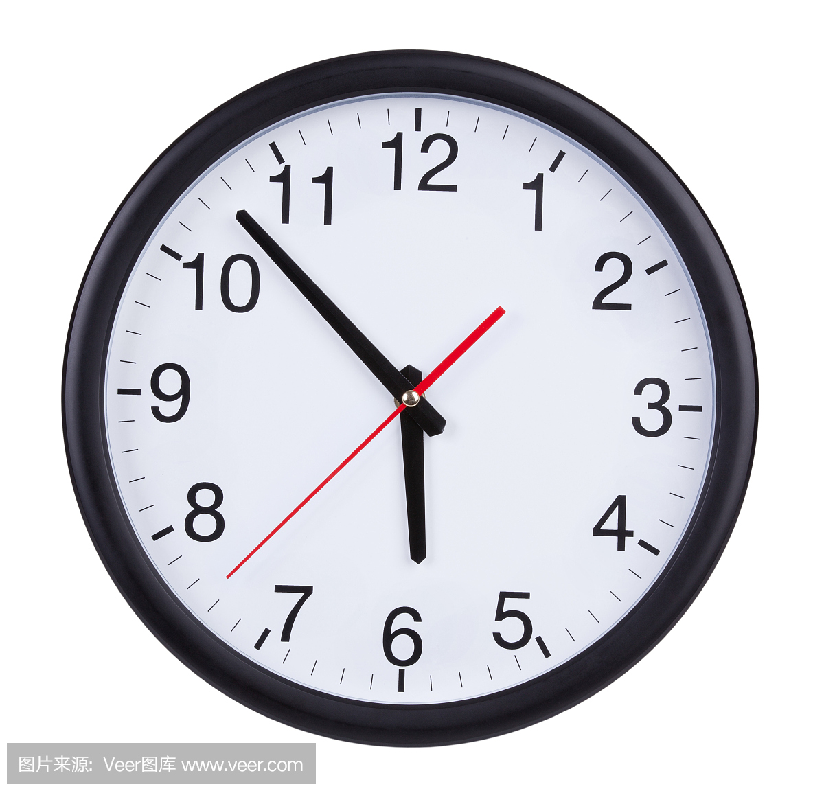 大时钟显示五到六