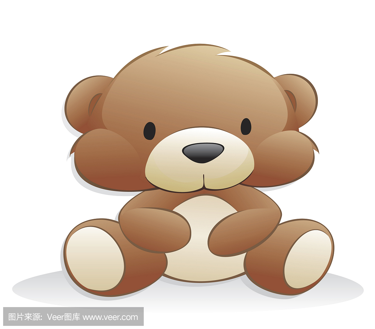 Cute Cartoon Teddy Bear