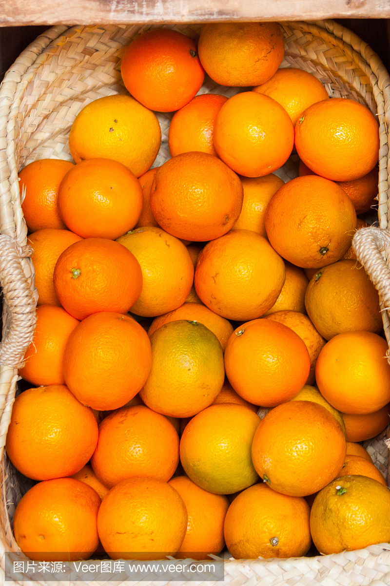 在帕尔马,马略卡岛,西班牙的街道上的篮子出售