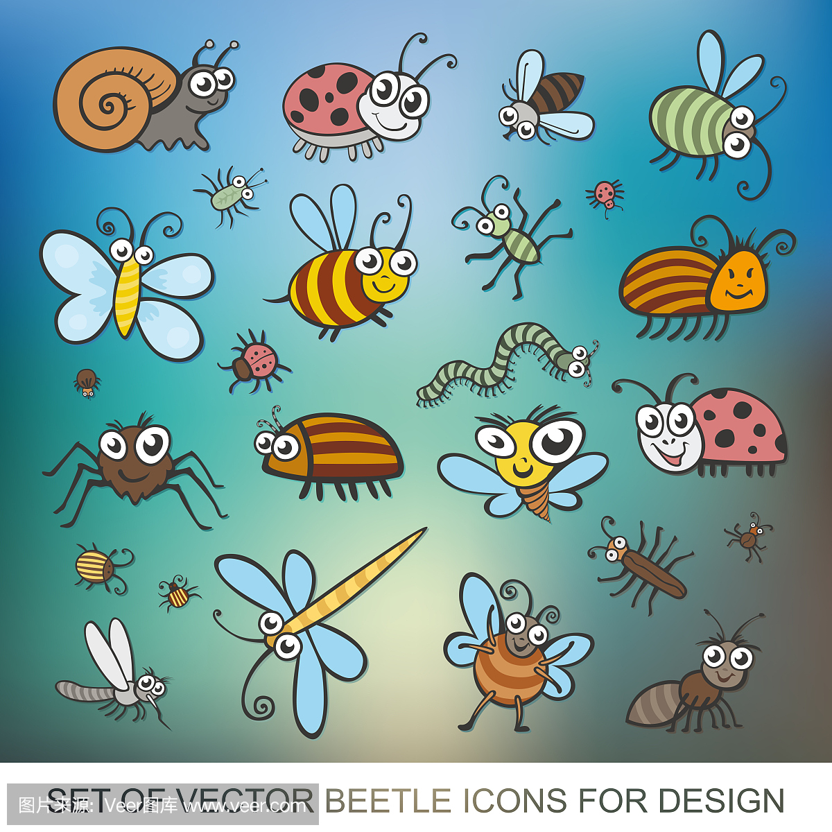 黄蜂,蝴蝶,蠕虫,毛虫,甲虫,瓢虫,蚱蜢,飞,蚊子,蜻