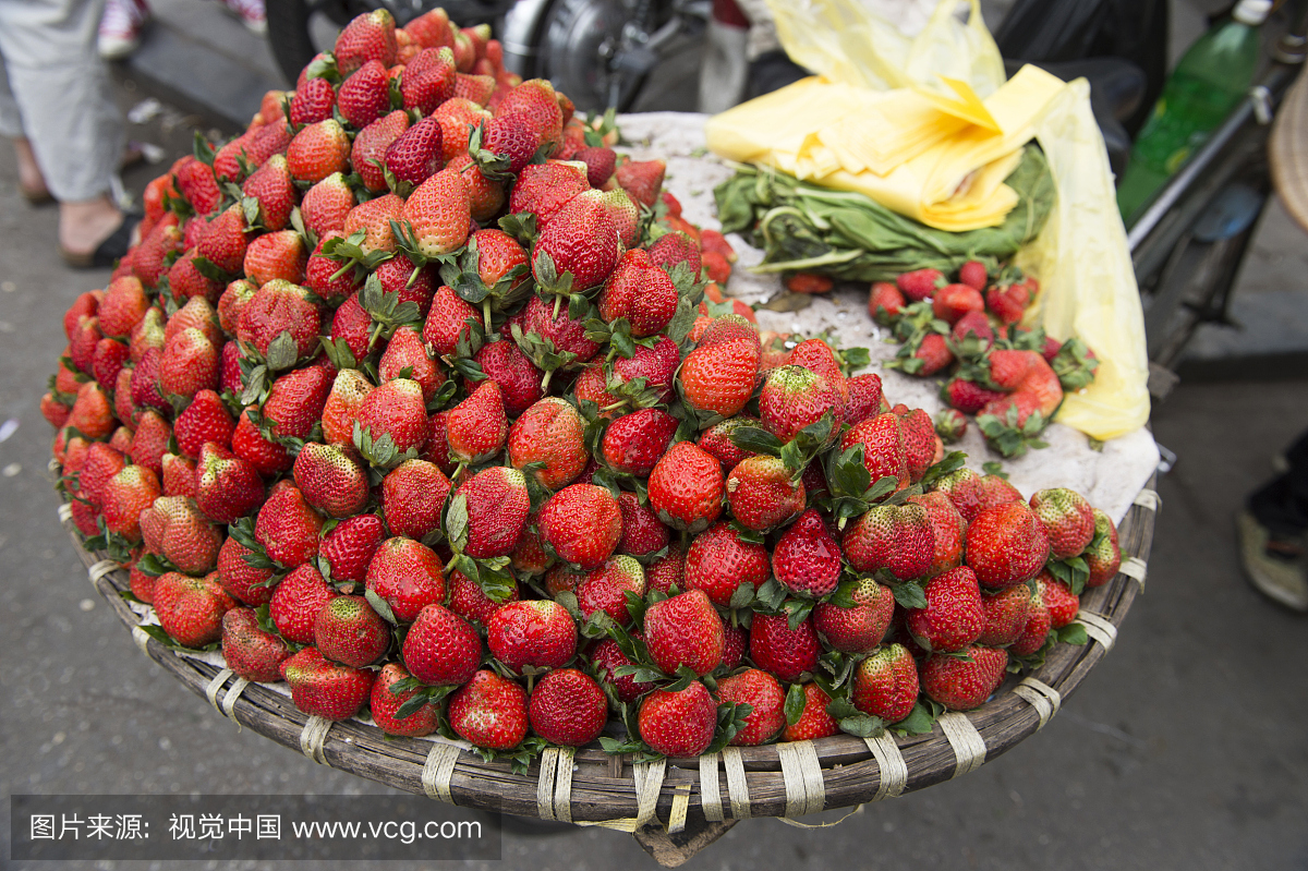 越南,篮子,清新,叠