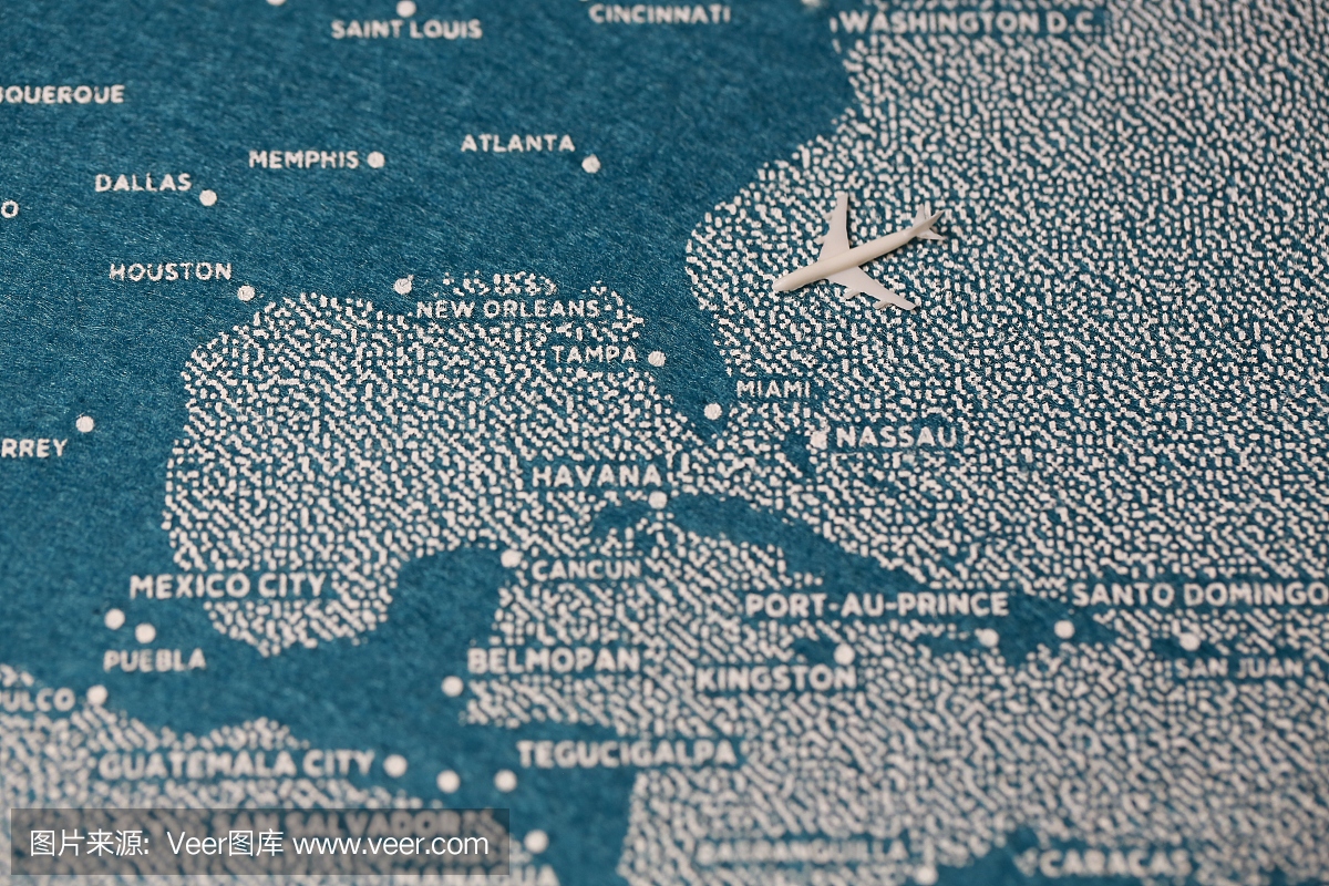 旅行感觉在北美绘了地图