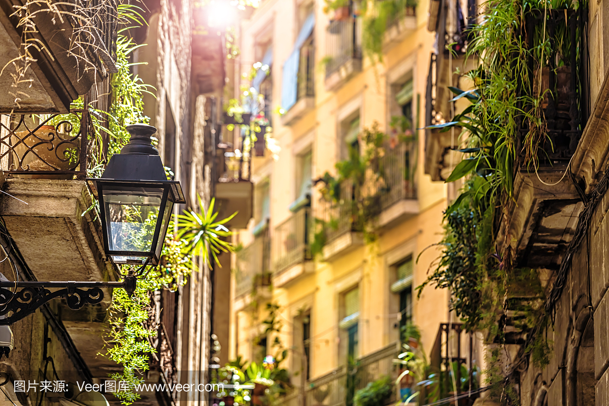 巴塞罗那旧城区巴里戈尔奇