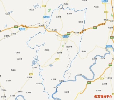 重庆永川区地图图片