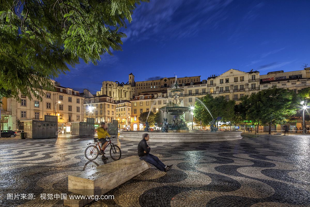 葡萄牙里斯本罗西奥广场是佩德罗四世广场(Pr