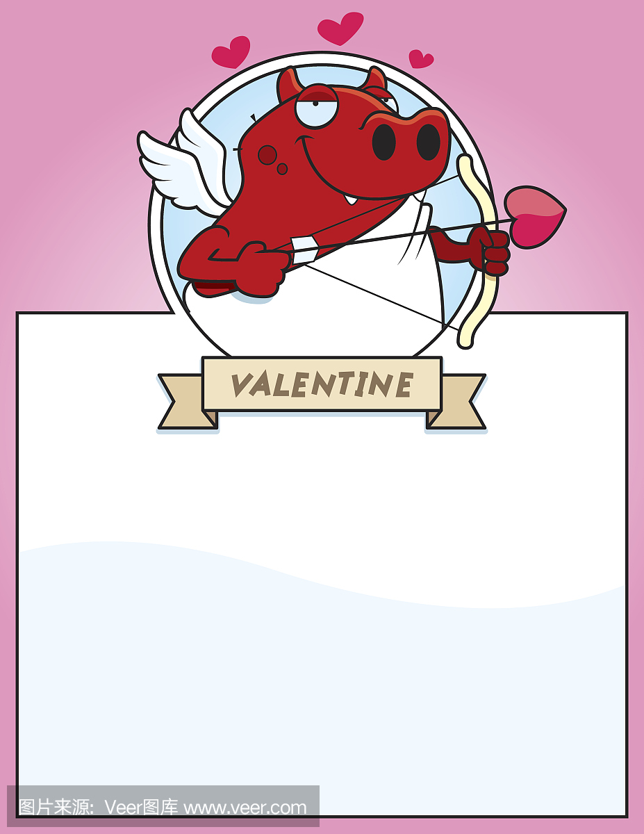 卡通魔鬼丘比特图形