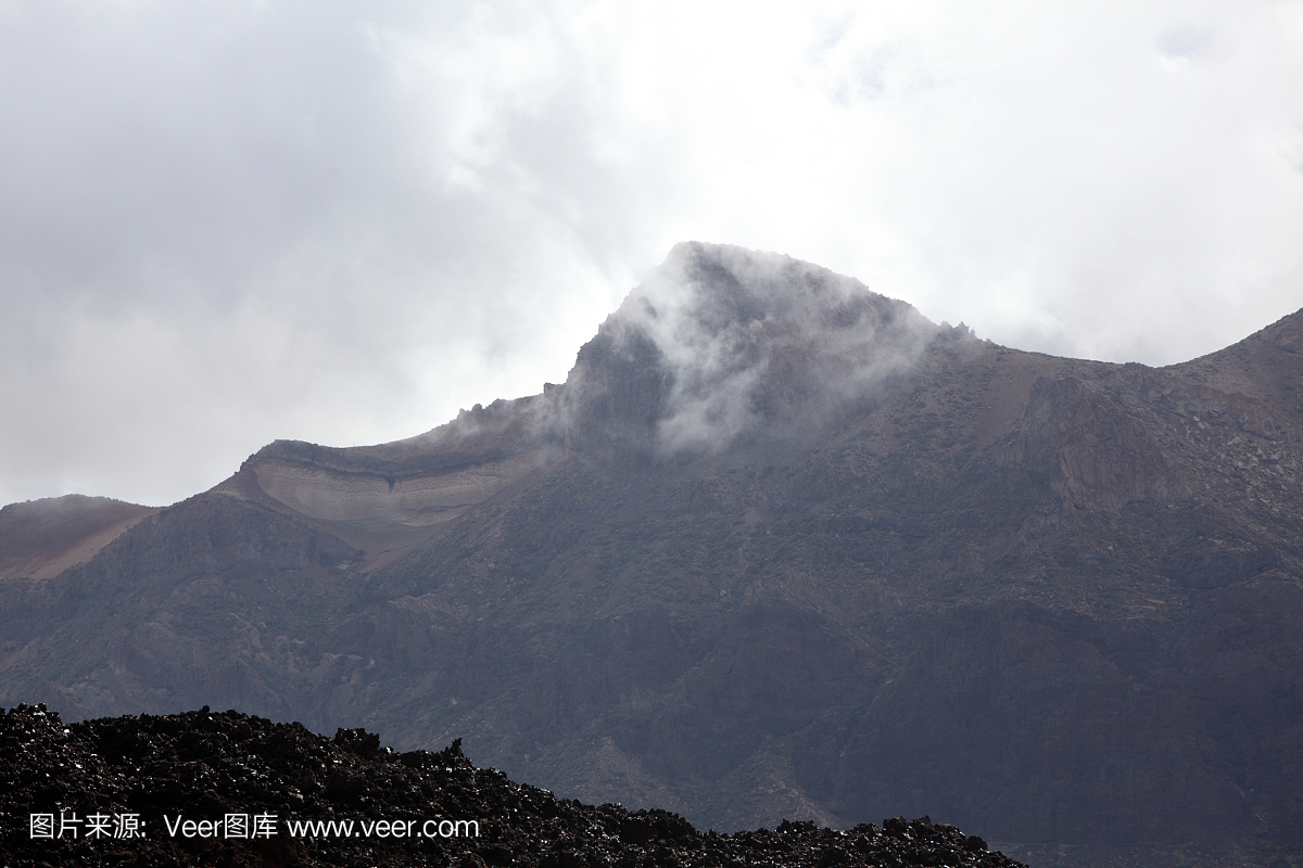 西班牙特内里费岛国家公园Pico del Teide。