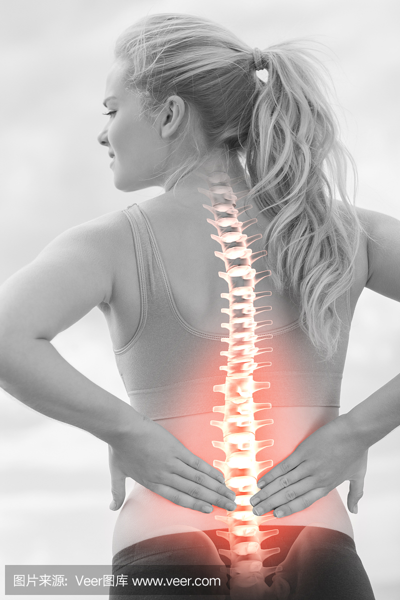 背痛,后背痛,后背疼,擦