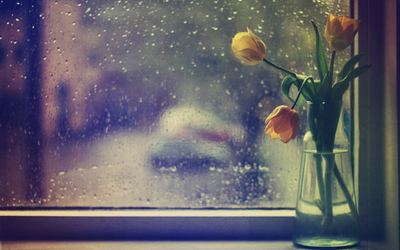 下雨天电脑壁纸