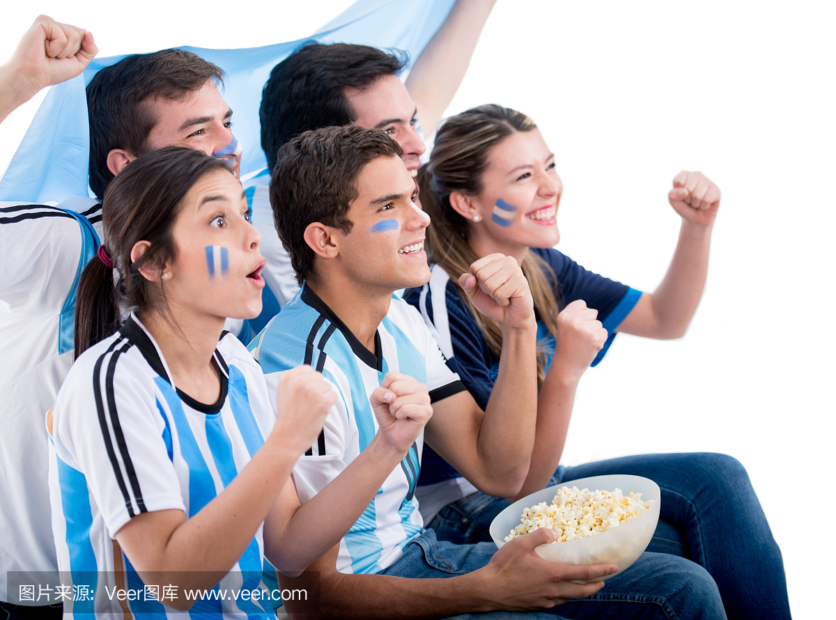 观看比赛的阿根廷足球迷