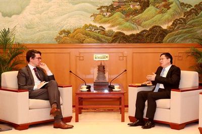 Deputy Commissioner Song Ruan Meets Exec Deputy Commissioner Song Ruan Meets Exec