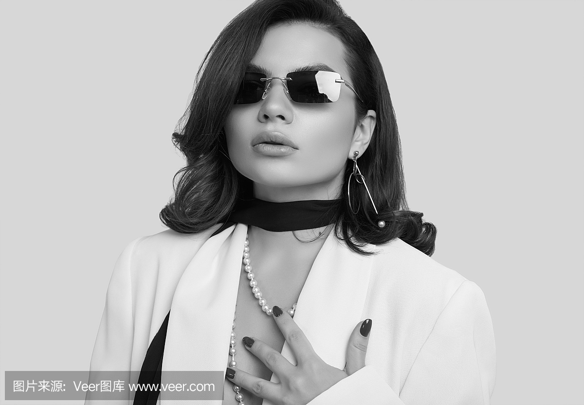 棕色头发,年龄,成年的,青年人