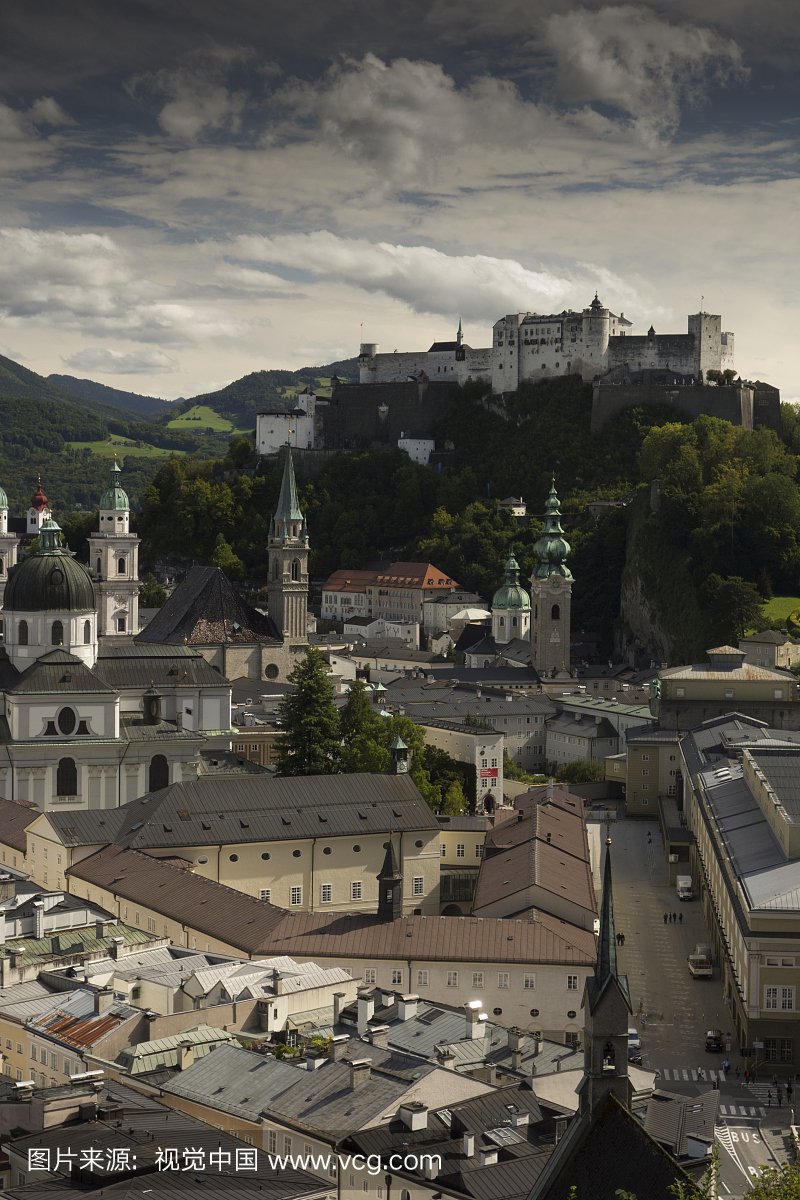 欧洲,奥地利,萨尔茨堡地区,2017年8月:萨尔茨堡
