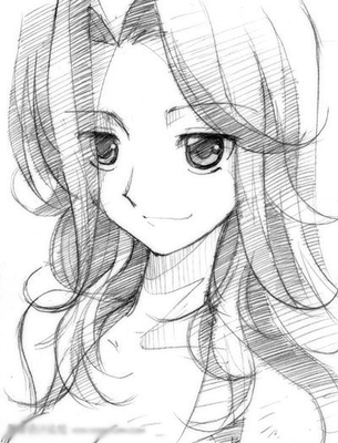 【大图】动漫铅笔画_儿童画-144kb