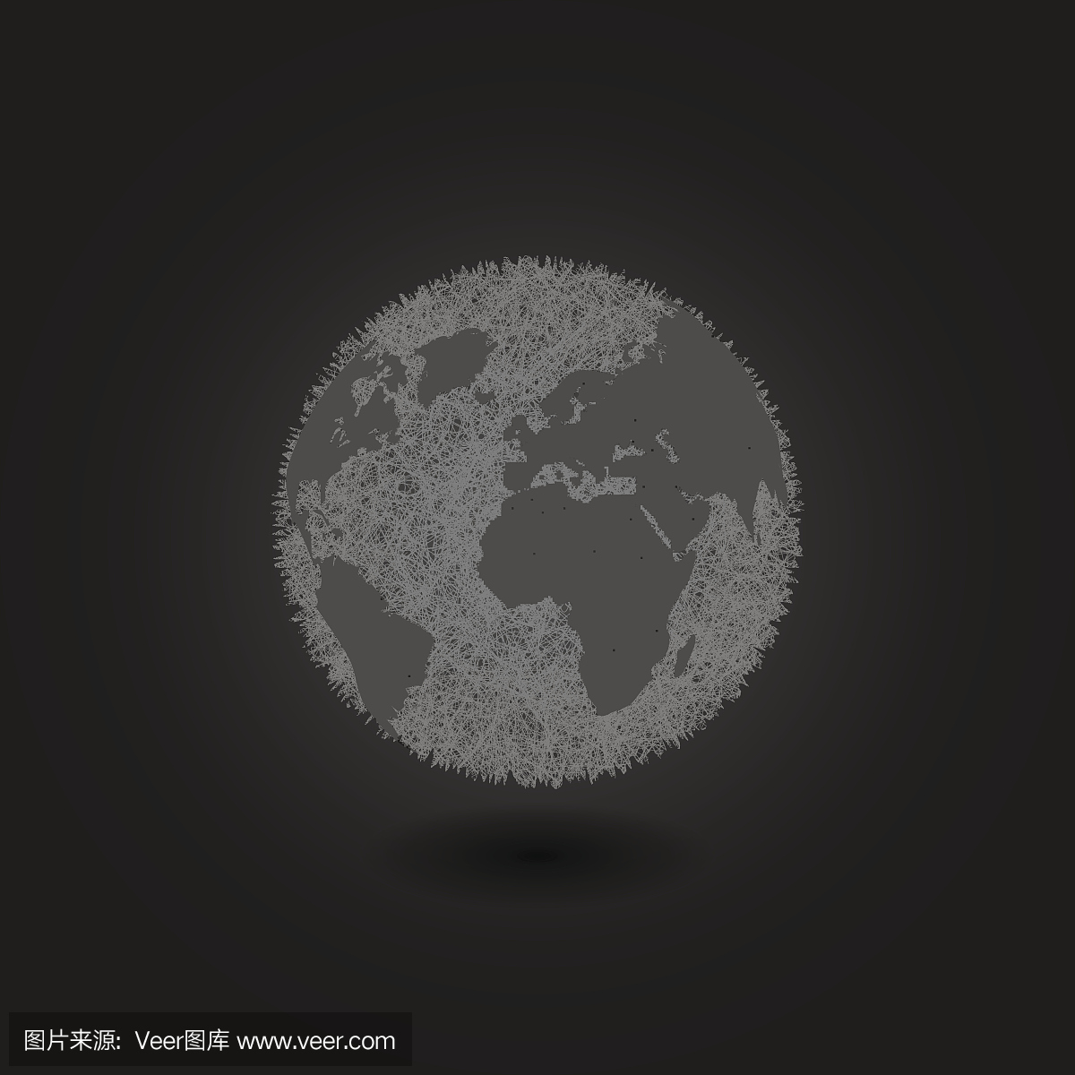 污染环境行星地球日概念背景
