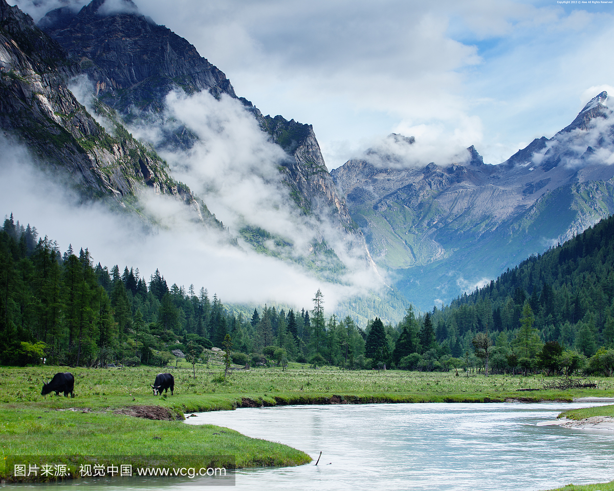 长坪沟,四川省,巴蜀风情,四川风景