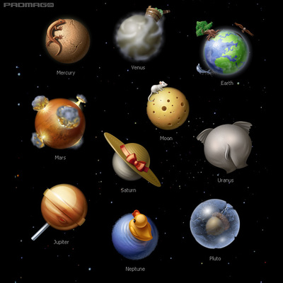 太阳系八大行星壁纸