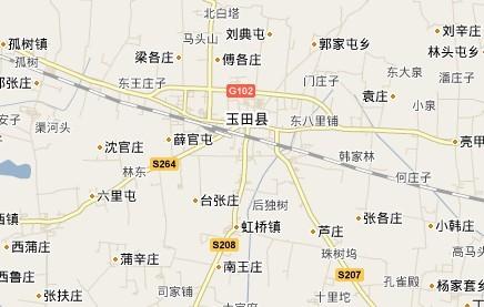 唐山市玉田县地图图片