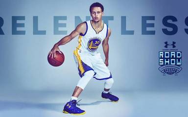 nba篮球明星库里海报桌面壁纸-24kb