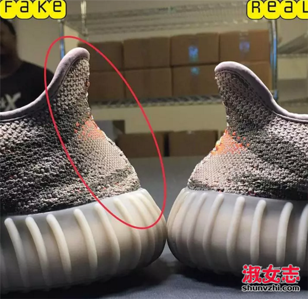 椰子350斑马真假对比_椰子真假对比_真假象牙真假图片对比