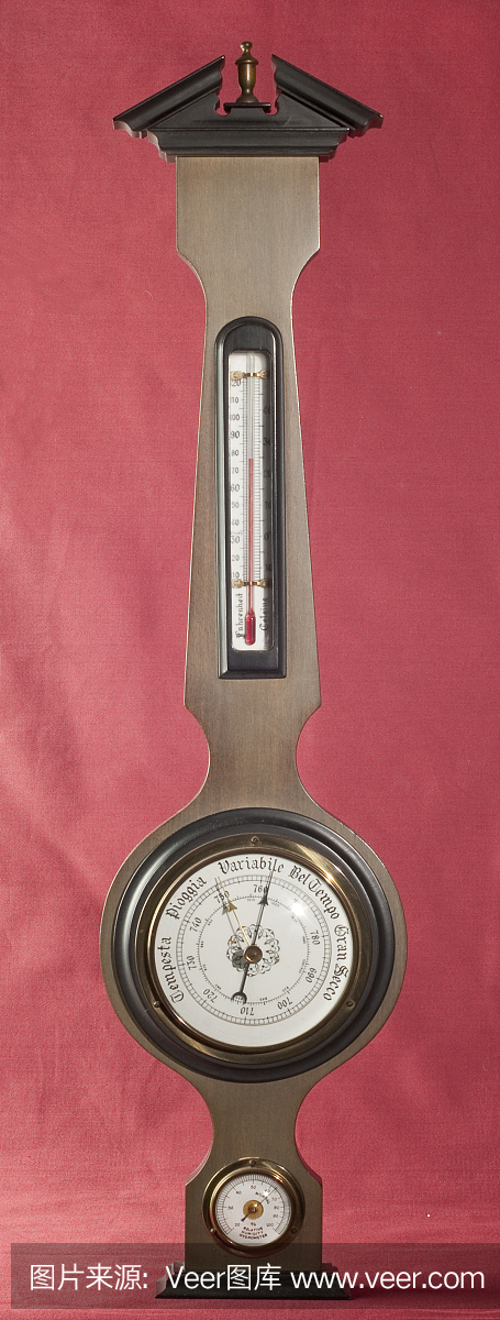 气压计,大气压力,天气指示计的,天气测量