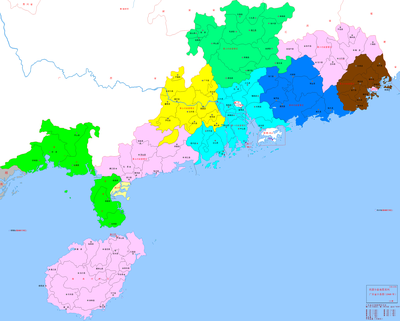 广东省潮州市各区镇行政地图图片