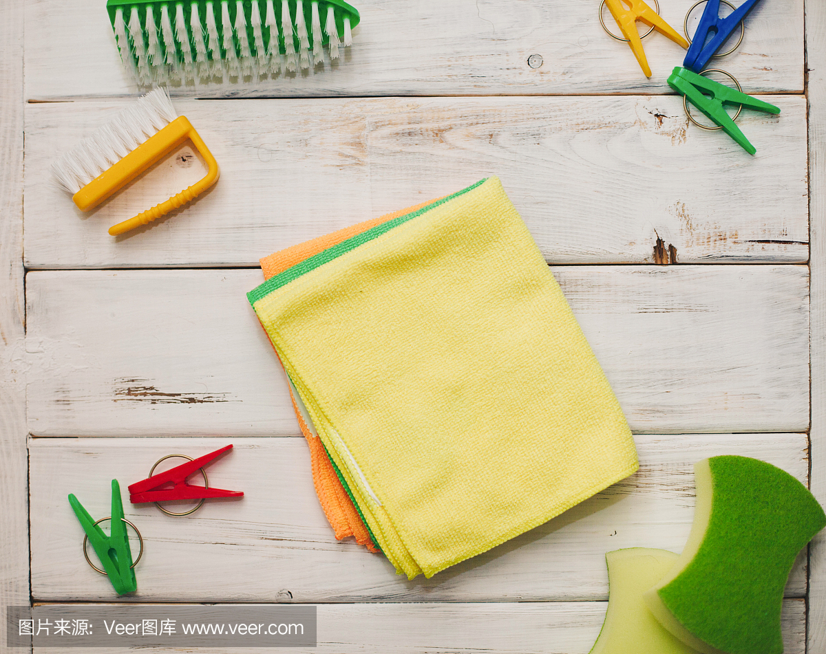 清洁房子或办公室的概念