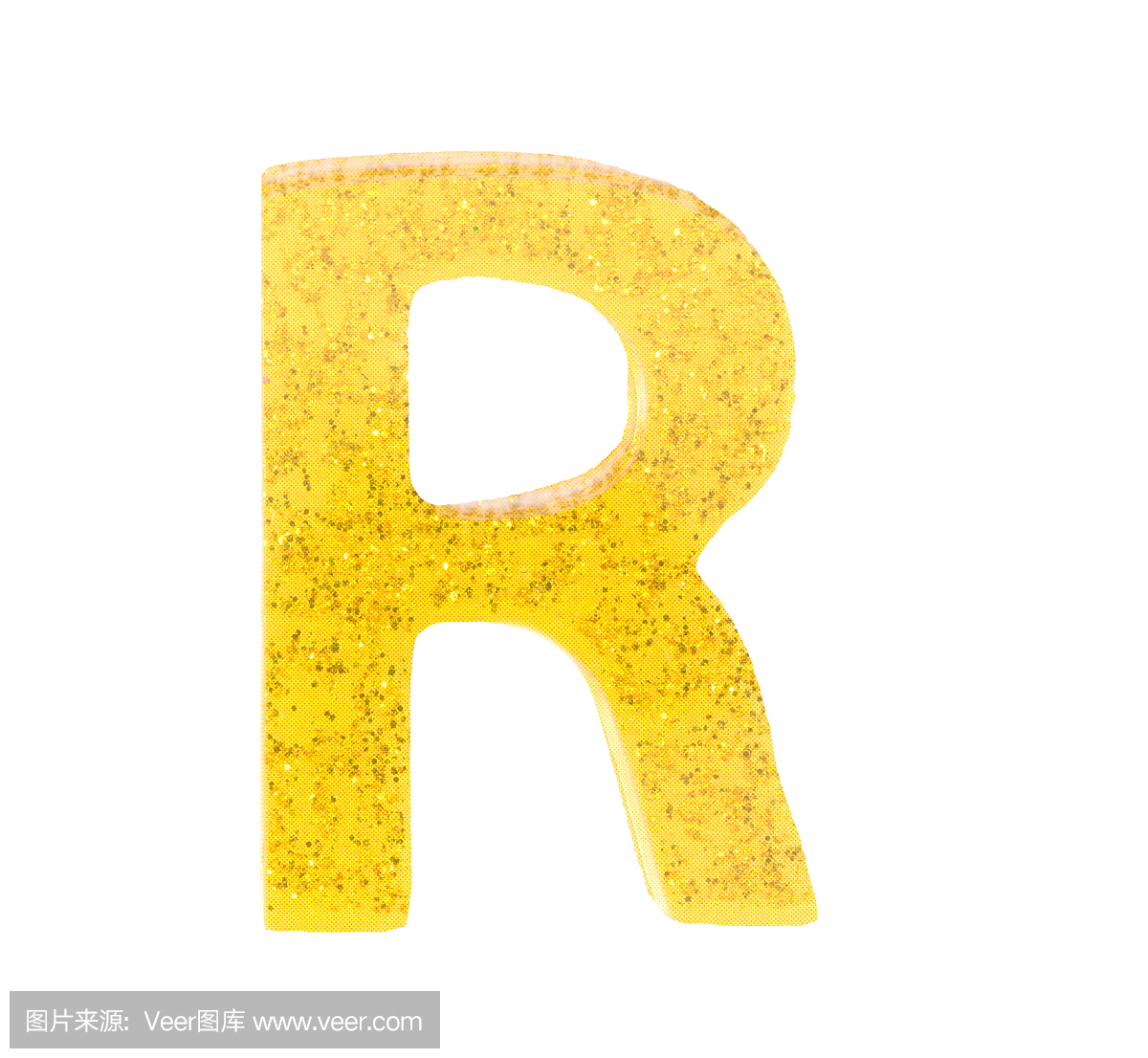 字母R字母符号,英文字母,从黄色(金)的英文字母