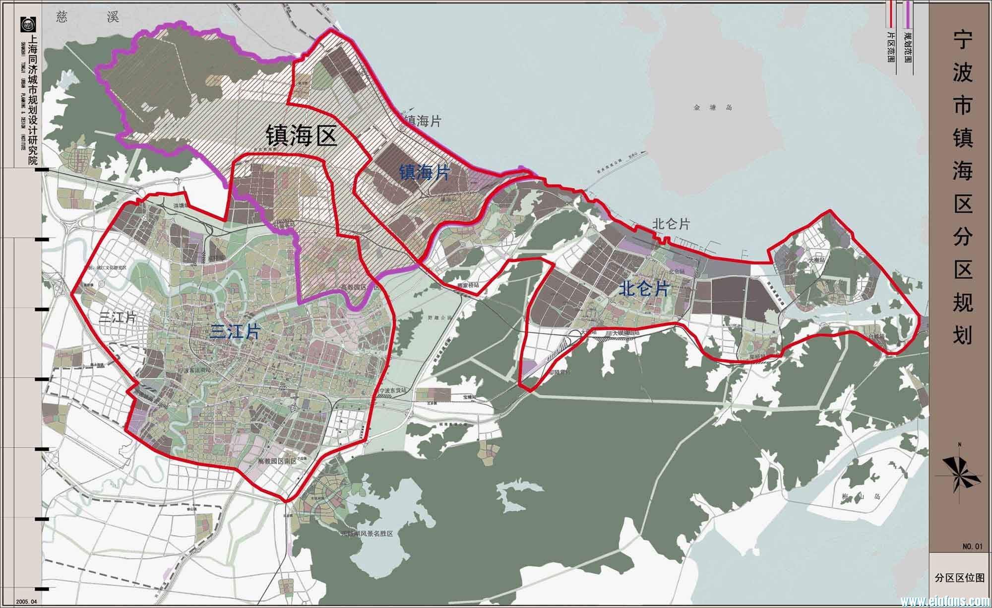 老城次分区 包括镇海老城,部分蛟川街道和镇海经济开发区图片