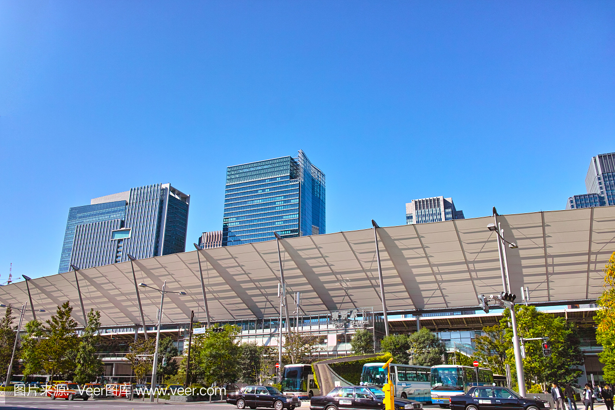 在东京站Yaesu出口景观