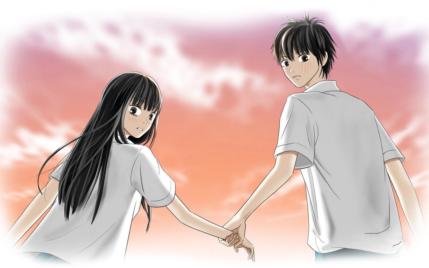 好看日本爱情动漫好想告诉你唯美画面高清图片-593kb 好看日本爱情