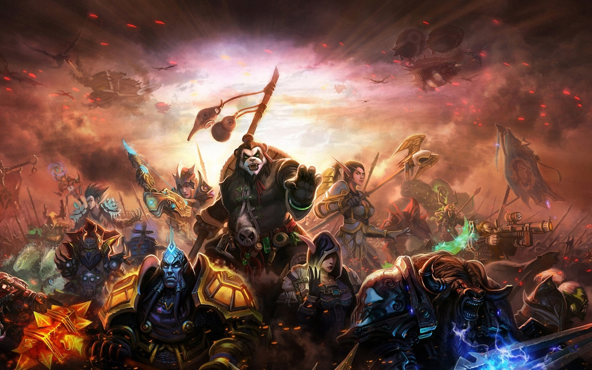 魔兽世界熊猫人壁纸