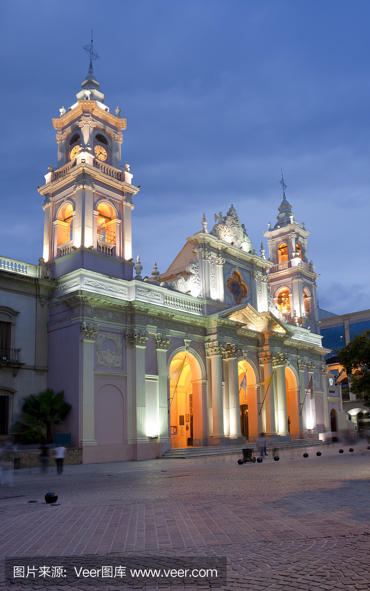 阿根廷大教堂在萨尔塔省