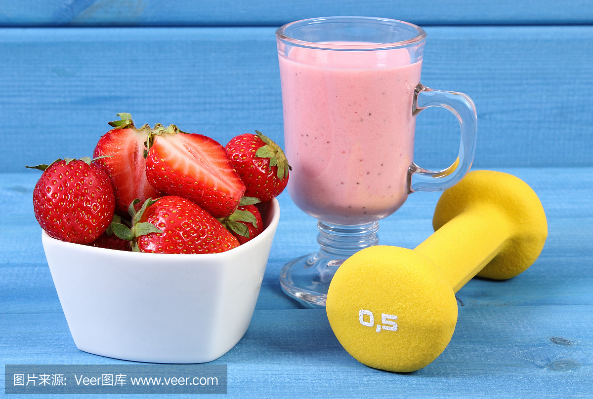 Freshstrawberries,deliciousmilkshakeanddu脱毛蜡oem图片
