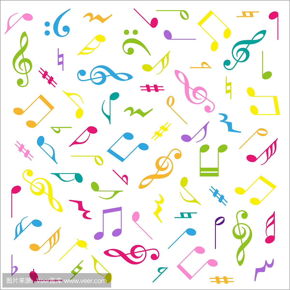 钥匙,简单,舞蹈,高音谱号