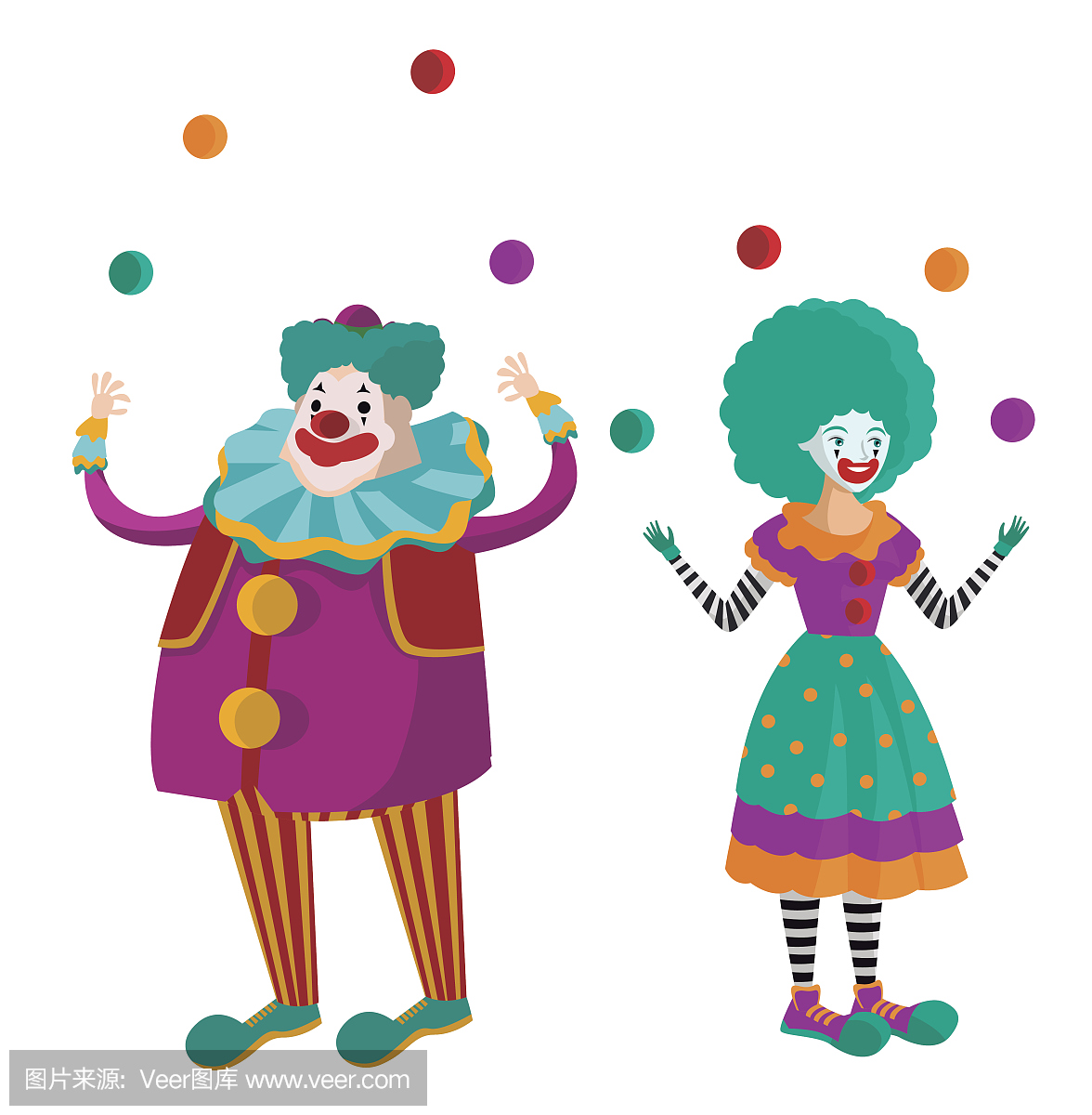juggler clowns