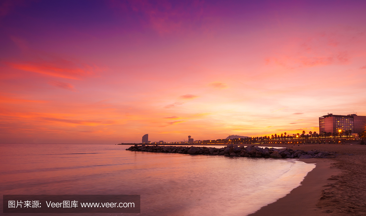 落日海滩,落日沙滩,日落沙滩,英文字母W