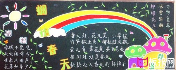 黑板报模板设计图