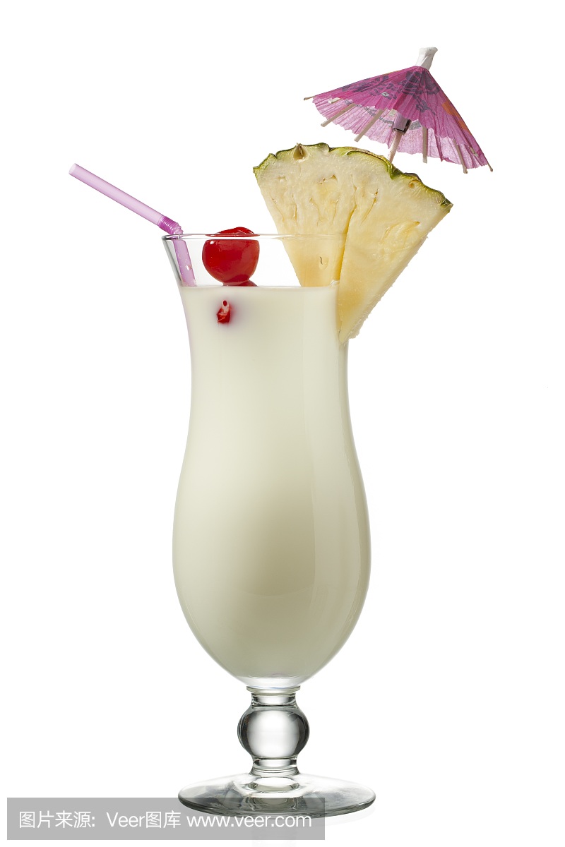 凤梨奶昔,菠萝奶昔,菠萝牛奶冰淇淋,英文字母D